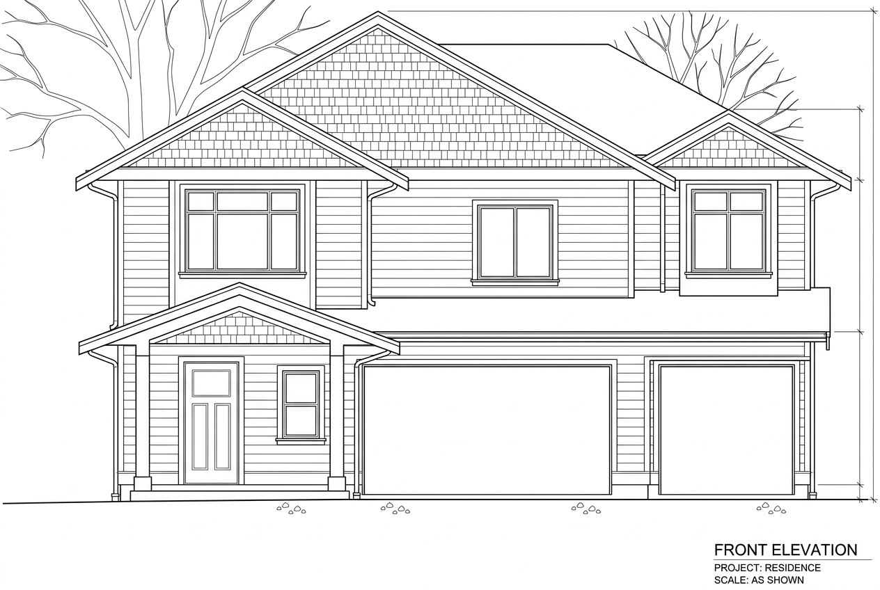 Completed home at Jenewein, Maple Ridge, BC